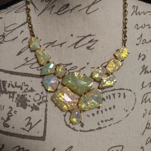Opaque style multi color necklace